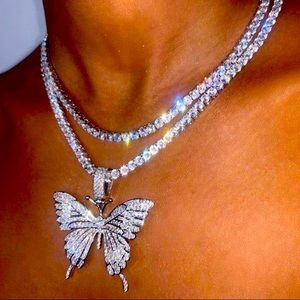 Butterfly Diamond Necklace 🦋